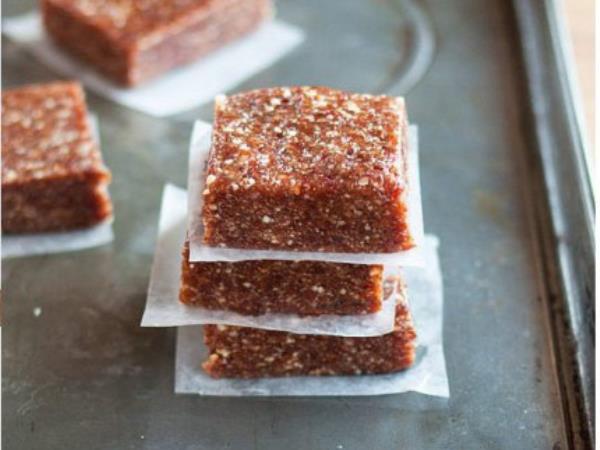 Energijske ploščice iz samo treh sestavin